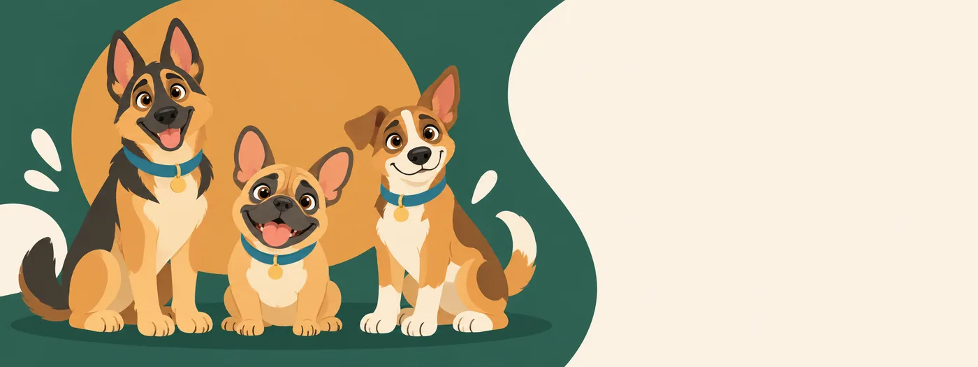 Bruno, Lupe y Chocolo, los personajes de Patas Claras